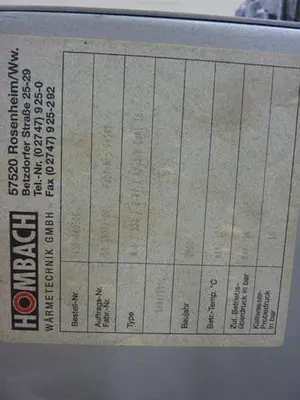 USED HOMBACH 4500040506