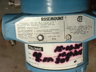 Used ROSEMOUNT 3051CDA02A1AS5C604 Misc Electrical & Power Parts British Columbia CA | Lenmark #415415
