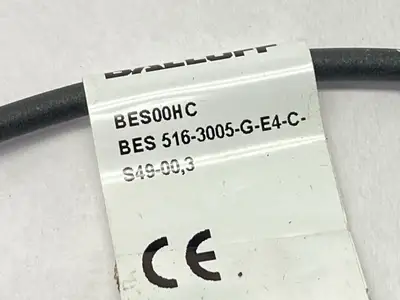 USED BALLUFF INDUCTIVE PROXIMITY SENSOR BES 516-3005-G-E4-C-S49-00,3