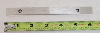 UNKNOWN BRAND 10 PAIR PARALLEL SET, 1/8″ THICKNESS, 1/2″ MIN TO 1-5/8″ MAX HEIGHT, 6IN LONG