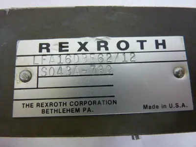 USED REXROTH LFA16DBE62/12