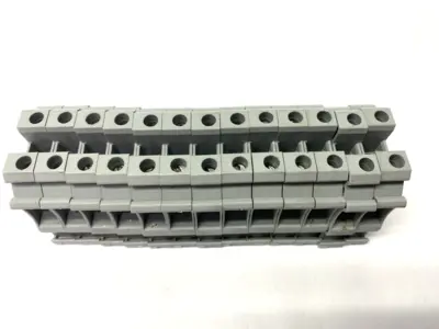 USED PHOENIX CONTACT FEED-THROUGH TERMINAL BLOCK 3044160 LOT OF 13
