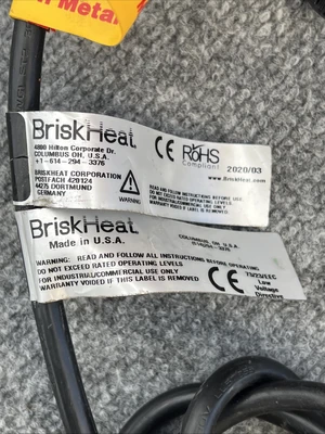 Used BriskHeat DHCH10 Heater Bands California US | Davliegogo LLC #1705605
