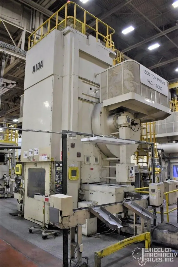 Used 1998 AIDA PK-1500 PRESSES, KNUCKLE JOINT 6824 | Wheeler Machinery ...