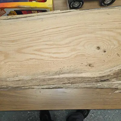 Live Edge Oak, 1 1/2" Thick, 10" Wide, 48" Long