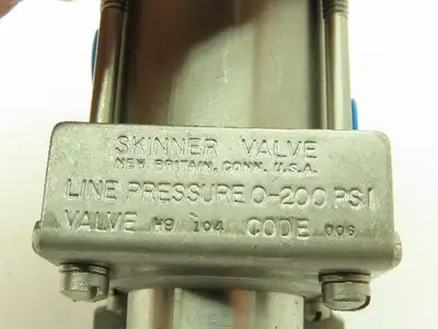 Honeywell Skinner H9-104 Stainless Pneumatic Pilot Valve 5/2 Pos 200 PSI 1/4"NPT