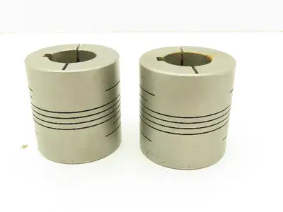 Heli-Cal HCR-225-32-24 Helical Flexible Shaft Coupling 1/4 X 7/16" Bore Lot of 2