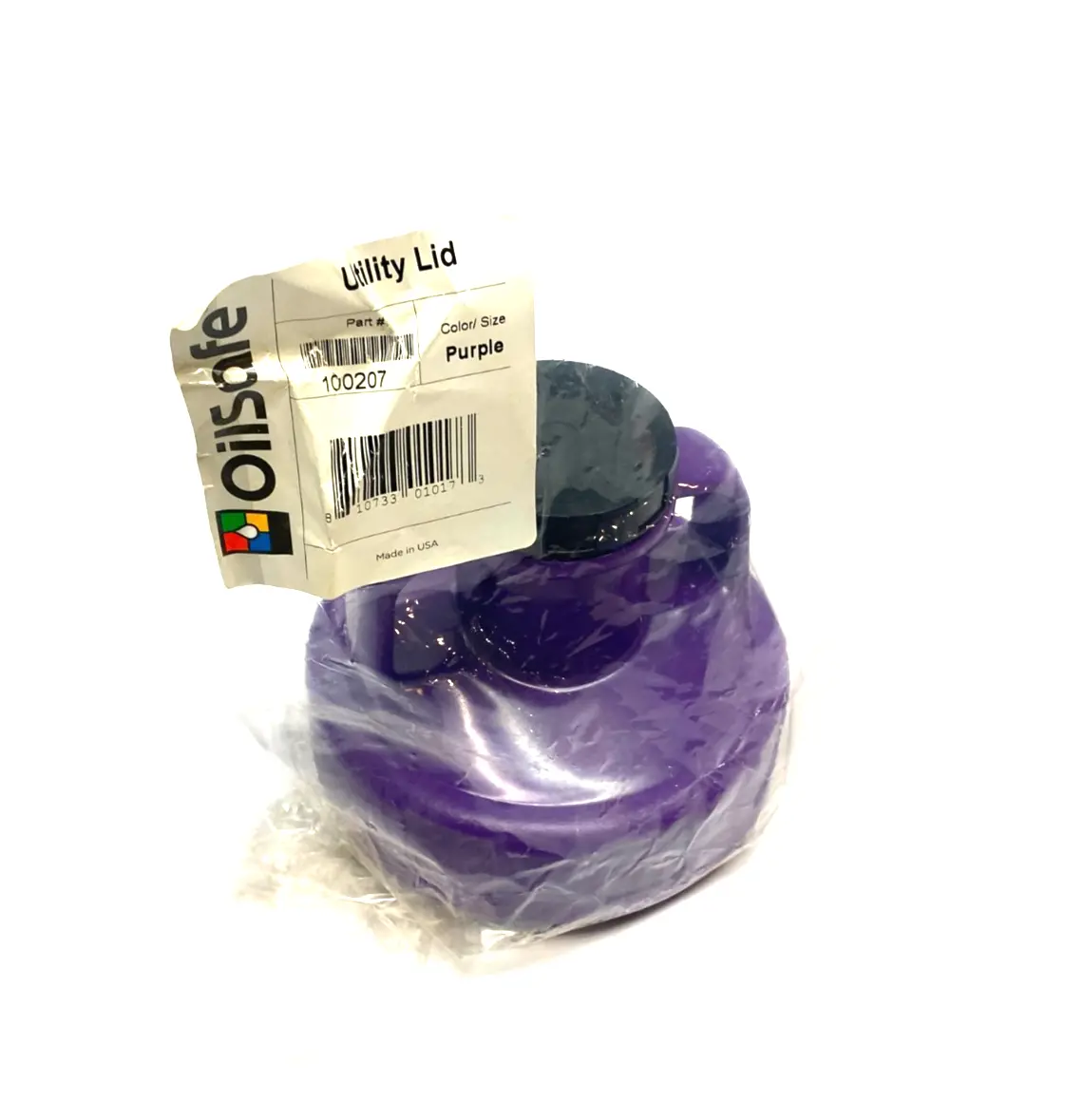 NEW OILSAFE MULTIPURPOSE UTILITY LID, 48MM OPENING, PURPLE