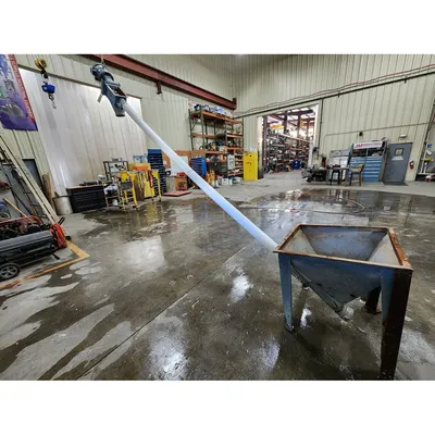Used 4" Dia x 12' Long Flexicon Flex Screw Auger Conveyor