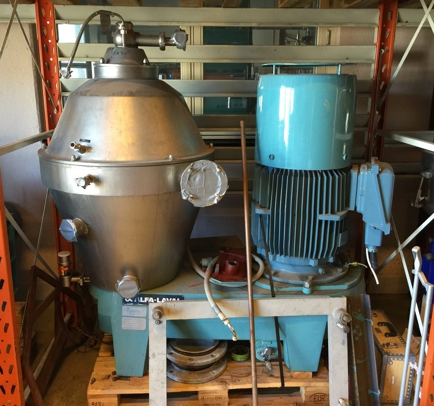 Alfa-Laval BTAX 215S-31 CEFP hermetic ultra-clarifier, 316SS.