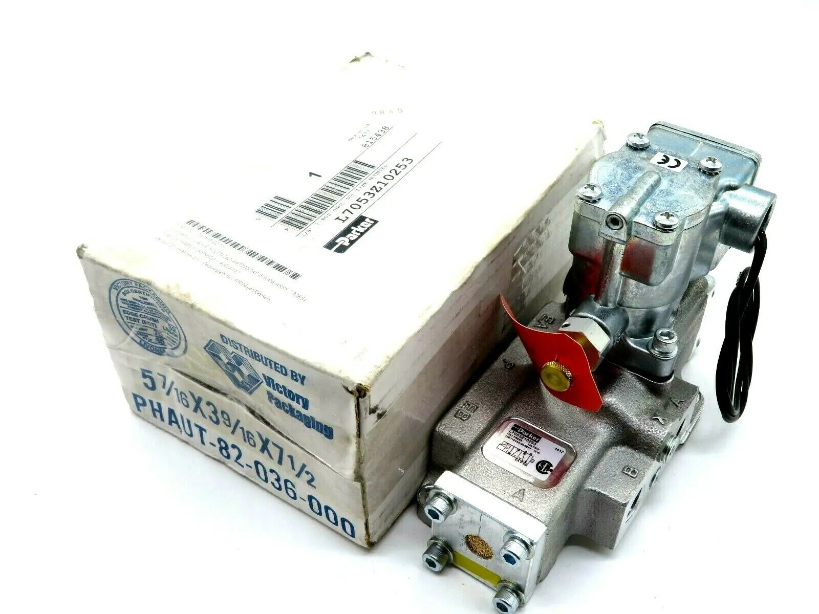 NEW PARKER L7053Z10253 SINGLE SOLENOID VALVE 1/2" 2-POS K065Z03553