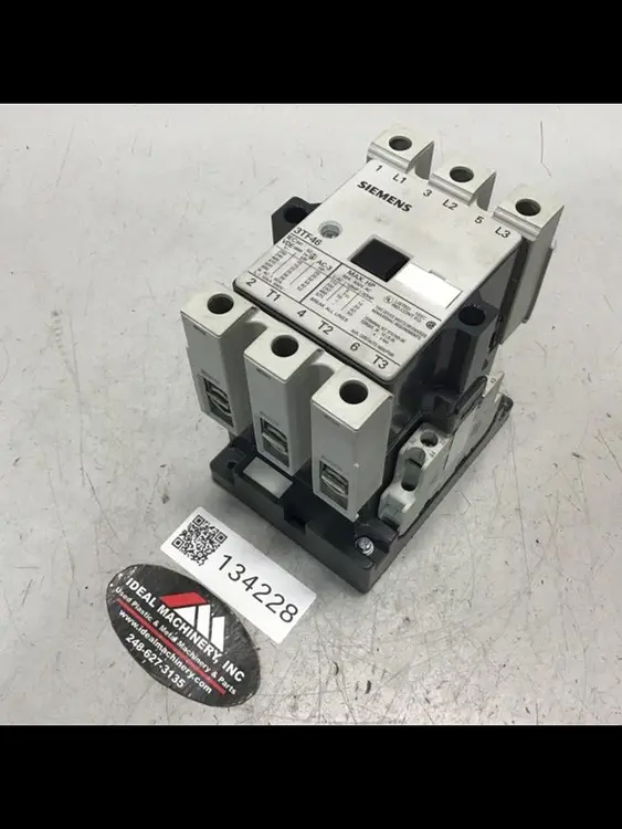 Used SIEMENS 3TF4622-OAK6 PLC Contactors | Ideal Machinery #625593