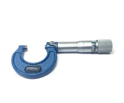 52-248, 52-248-001 | Fowler 52-248-001 Outside Micrometer 0"- 1", 0mm - 25mm 0.01mm Graduation 52-248 - Used
