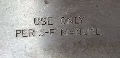USED S-P MFG. 3 JAW CHUCK - 10 IN