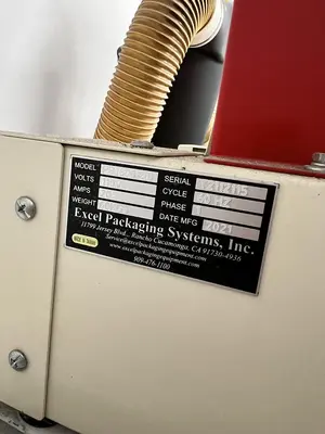 USED EXCEL PACKAGING SOLUTIONS MODEL PP1606-20