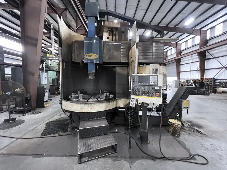 Used 2007 TOSHIBA TUE-15 Vertical Boring Mills (incld VTL) Illinois US | Machinery Marketing International #1055877