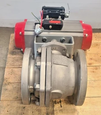 Kitz Stainless Steel Ball Valve CF8M 4-150 S14A H-PTFE 316 Actuator