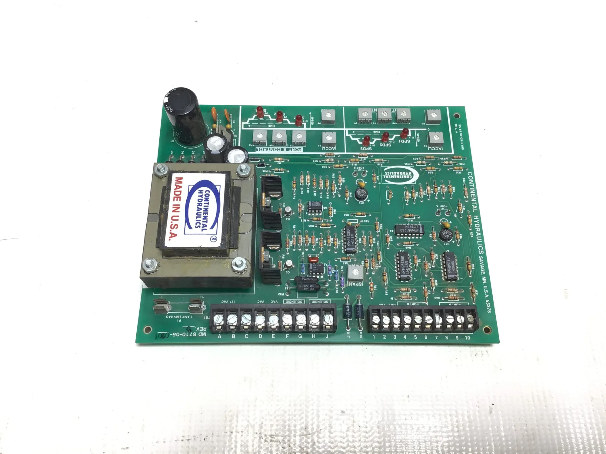 Continental Hydraulics ECM5-R2-PITI – 8710-05-0100 Rev A Printed Circuit Board