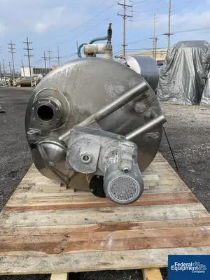 USED A&B Process 350 Gal A&B Process Systems Mix Kettle, 316L S/S, 130#