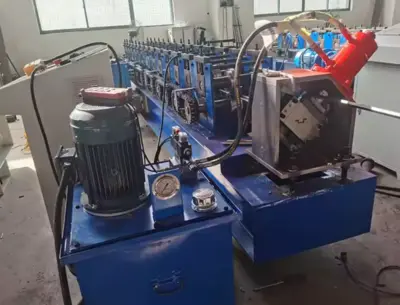 High-Speed Omega Profile Roll Forming Machine – UAE