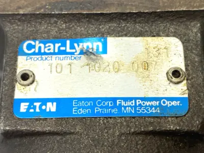 Used Eaton Char-Lynn Hydraulic Motor 1" Keyed Shaft 4-Bolt Mount Hydraulic and Pneumatic Motors Michigan US | Maverick Industrial Sales #1393474