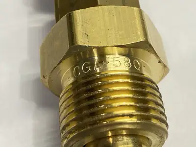 USED VULKAN INERT GAS FITTING CGA-580