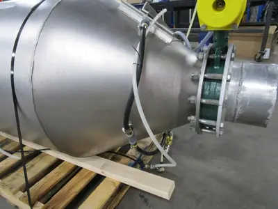 Smoot SS Scaling Hopper w/ Load Cells, Readout, and Control Panel