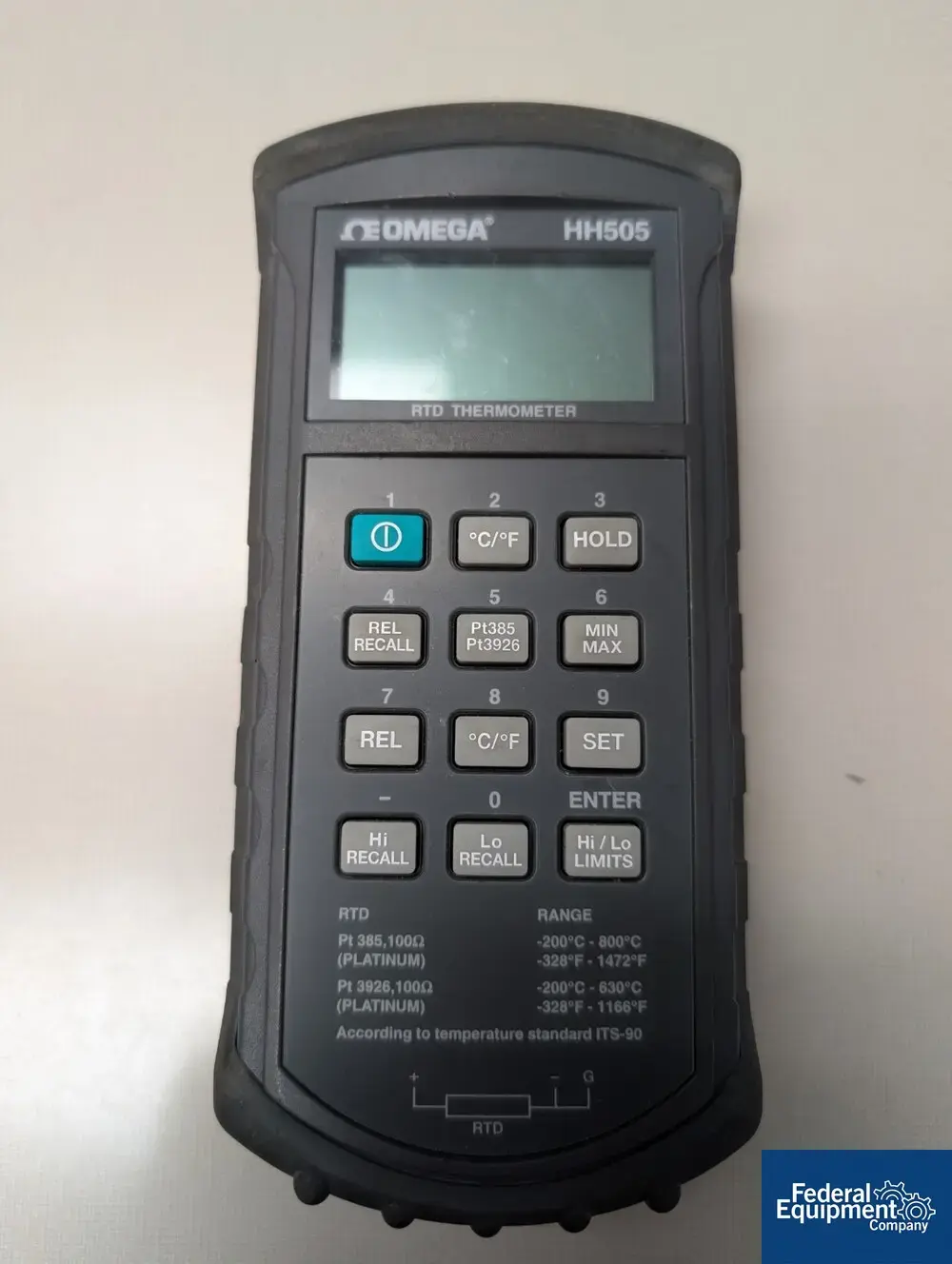 Used OMEGA Omega HH505 – RTD Calibrator Miscellaneous Laboratory Equipment Michigan US | Federal Equipment Company #1505998
