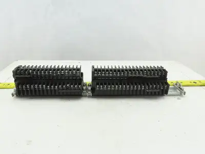 Iidec BNDE15W 15A 600V Terminal Block Strip Lot Of 35