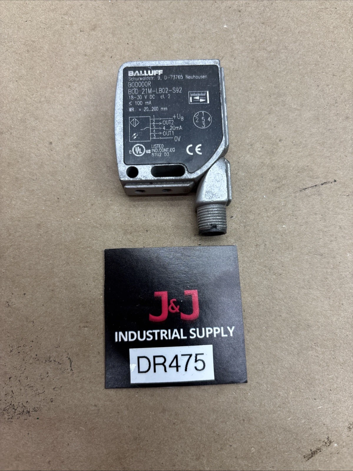 USED Balluff BOD 21M-LA02-S92