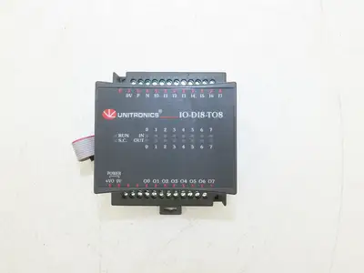Unitronics IO-DI8-TO8 I/O Expansion Output Module 12/24VDC