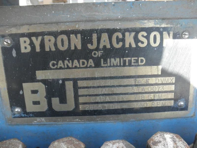 USED BYRON JACKSON 4X6X9D DVMX