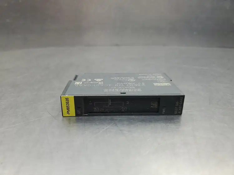 Used Siemens 6ES7138-4CA01-0AA0 Simatic S7 Power Module PLC Input & Output | Palmetto Automation #1150698