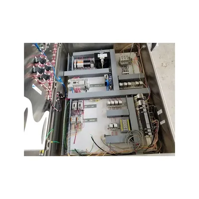 Used Micrologix PLC Allen-Bradley Panelview Plus 700 in Industrial Control Panel