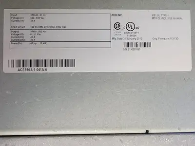 USED ABB ACS550-U1-041A-6