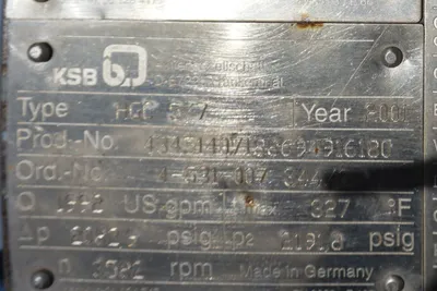 USED KSB HGC 5/7