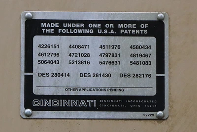 Used 1998 Cincinnati 135CBII Press Brakes New Jersey US | Machinery Values #1266783