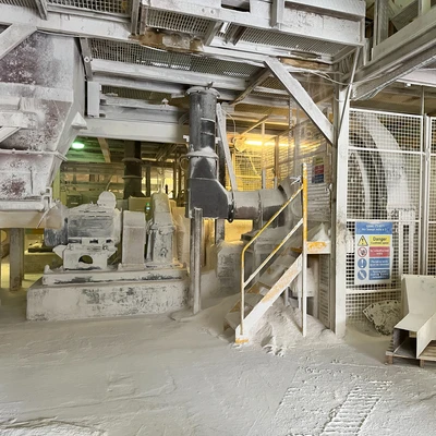Air swept Continuous ball mill / Drier
