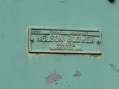 USED NELSON BLOWER TYPE VVS