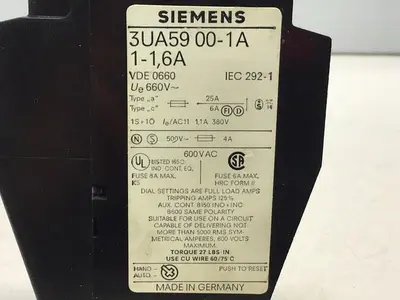 USED SIEMENS 3UA5900-1A