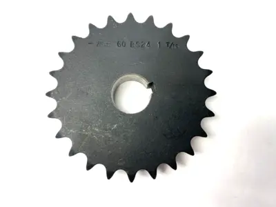 USED MARTIN FINISHED BORE ROLLER CHAIN SPROCKET 24 TEETH SHELFWARE