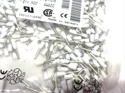 New | in-Stock Altech Insulated Crimp Ferrule 20AWG/0.5sqmm 500-PACK Electrical Fittings Michigan US | Maverick Industrial Sales #1390849