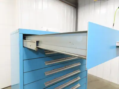 Nu-Era Modular Tool Storage Cabinet 10 Drawer 45x28x61" Stanley Vidmar Lista