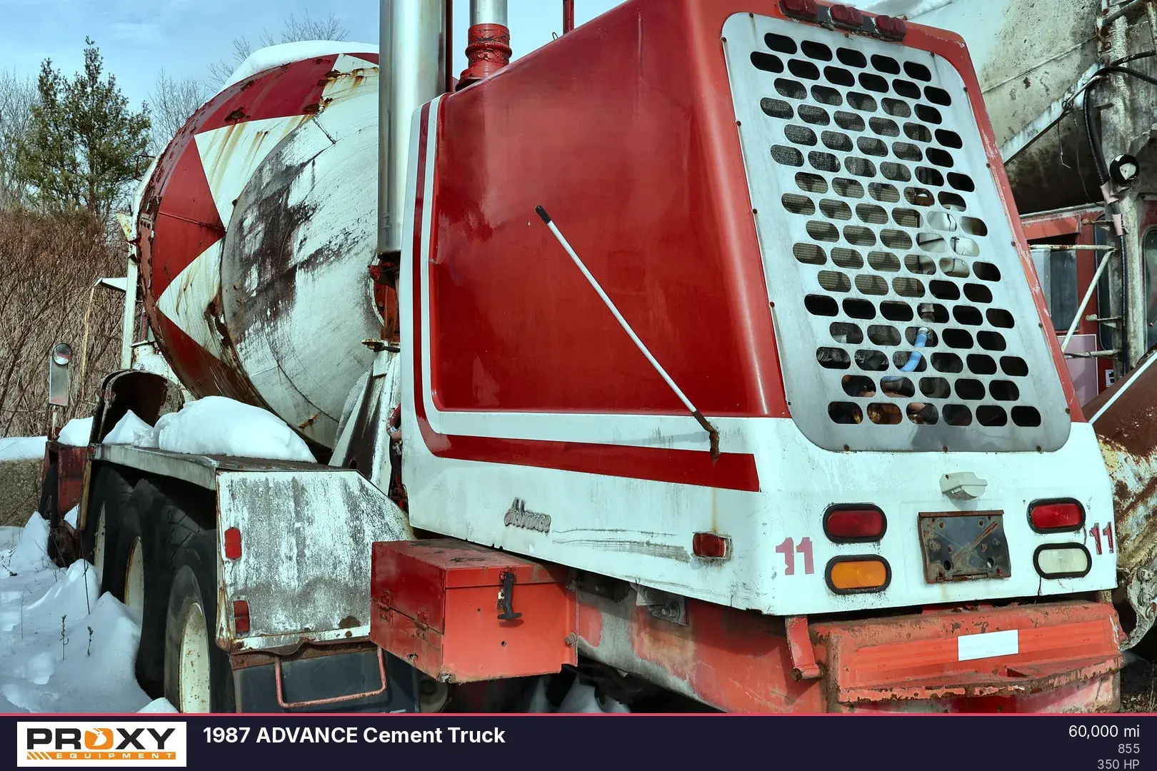 Used 1987 ADVANCE CEMENT TRUCK Concrete Mixer Trucks Pennsylvania US | Proxy Equipment #1383015