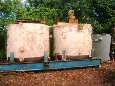 7500L S/S Vert.Enc.Mixing Tank