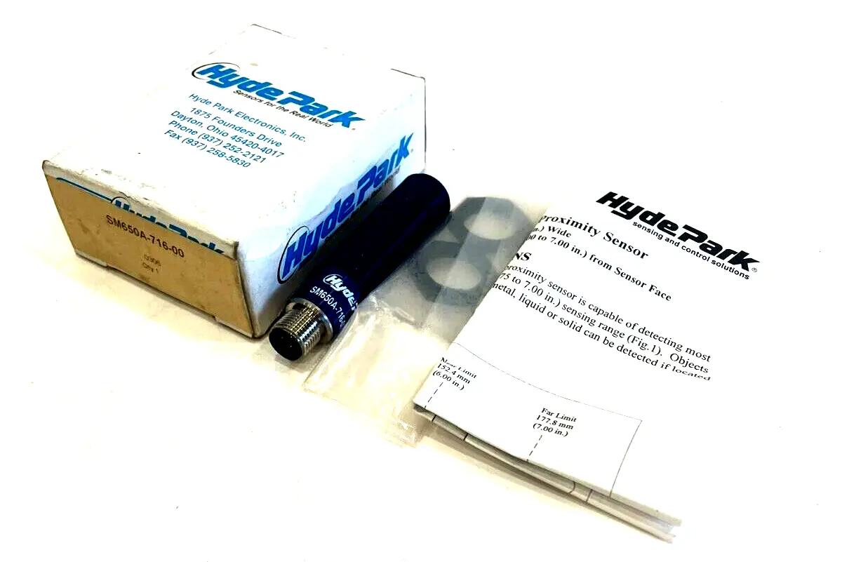 NEW HYDE PARK SM650A71600 PROXIMITY SENSOR