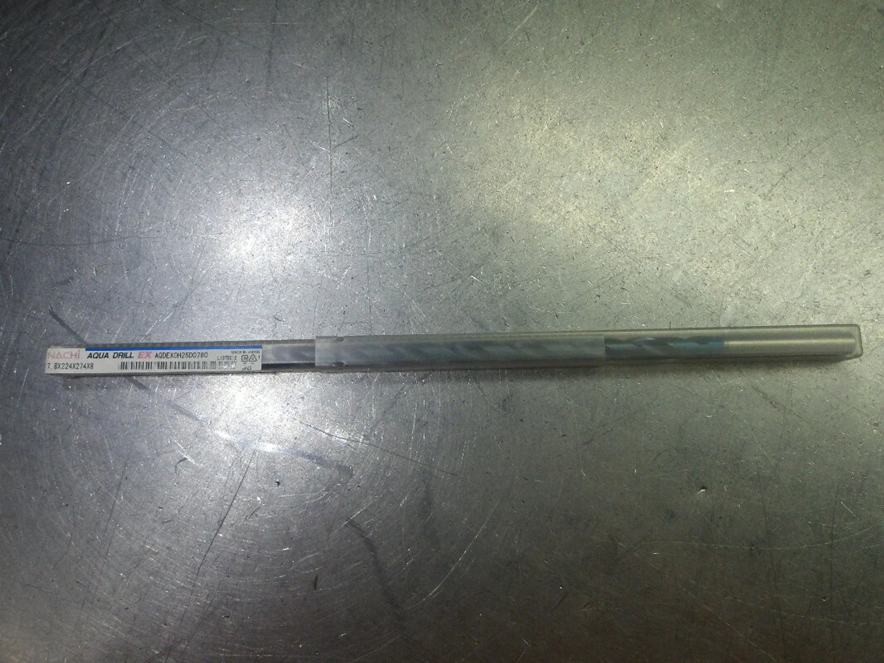 Nachi Aqua Drill EX 7.8mm Coolant Thru Carbide Drill AQDEX0h25d0780 (LOC1123D)