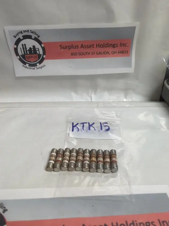 Used COOPER BUSSMANN KTK-15 Miscellaneous Equipment (Electrical & Power) | Surplus Asset Holdings #1191687