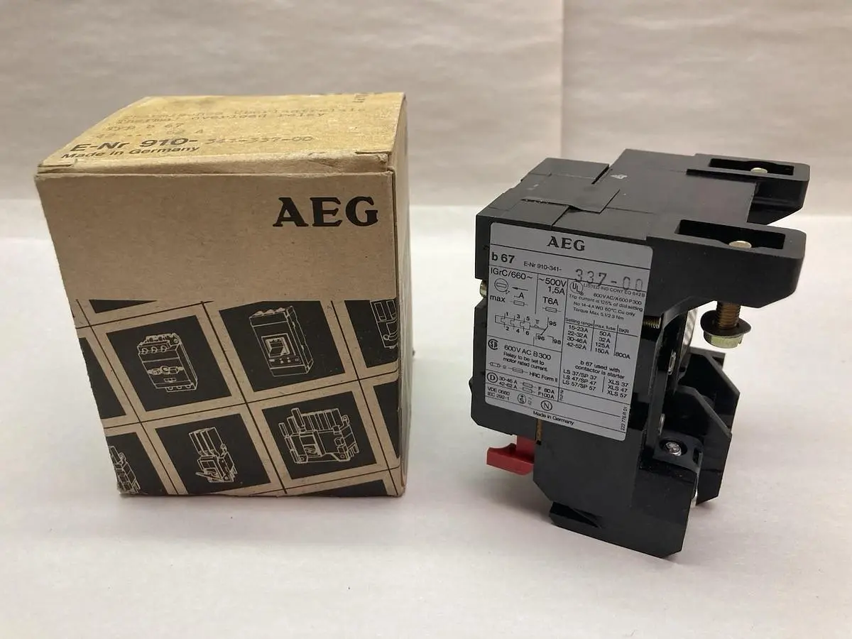 New | in-Stock AEG B 67 910-341-337-00 Miscellaneous Equipment (Electrical & Power) Ohio US | Surplus Asset Holdings #1236702