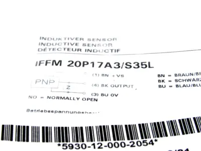 NEW BAUMER IFFM 20P17A3/S35L INDUCTIVE PROXIMITY SWITCH IFFM20P17A3S35L